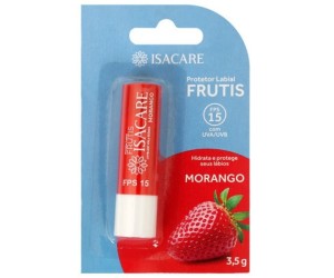 PROTETOR LABIAL ISACARE MORANGO FPS 15 3,5G