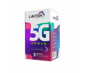 LAVITAN 5G MULTI HOMEM 60 COMPRIMIDOS REVESTIDOS