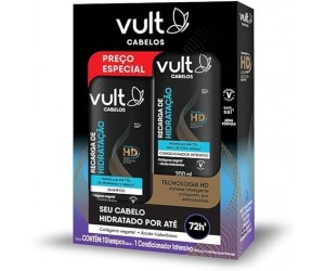 KIT VULT SHAMPOO+CONDICIONADOR RECARGA DE HIDRATAÇÃO 200ML