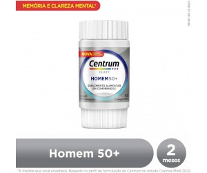 CENTRUM SELECT HOMEM 50+  60 COMPRIMIDOS