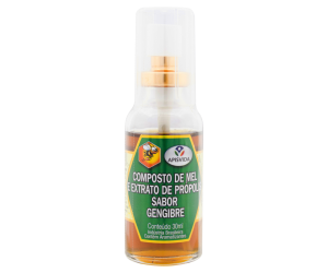 EXT DE PRÓPOLIS MEL+MENTA+MALVA+GENGIBRE SPRAY APISVIDA 30ML