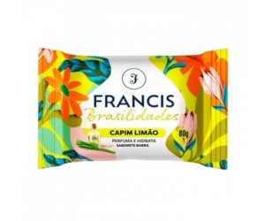 SABONETE FRANCIS BRASILIDADES CAPIM LIMÃO 80G