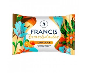 SABONETE FRANCIS BRASILIDADES LIMÃO DOCE 80G
