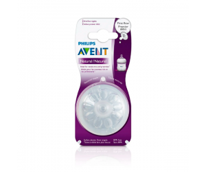 BICO DE MAMADEIRA PÉTALA PHILIPS AVENT +6 2 UNIDADES