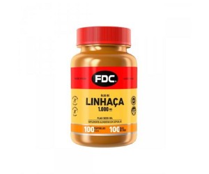 ÓLEO DE LINHAÇA FDC 1000MG 100 CÁPSULAS