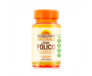 ÁCIDO FÓLICO SUNDOWN NATURALS 350 UNIDADES