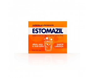 ESTOMAZIL PÓ EFERVECENTE 5G SABOR LARANJA