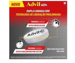 ADVIL 12H 600MG 12 COMPRIMIDOS