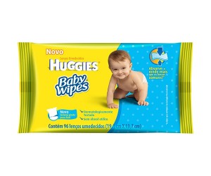 Lenços Umedecidos Huggies Baby Wipes 96 Unid