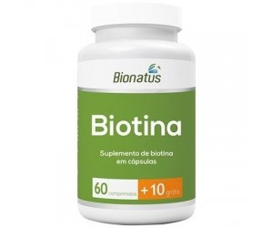 Biotina 60 Cápsulas + 10 Grátis