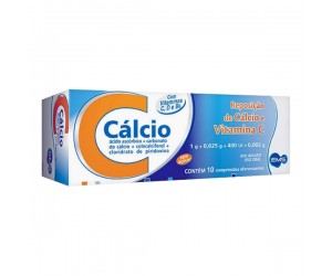 C Cálcio 10 Comprimidos Efervescentes