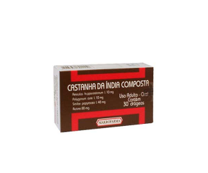 CASTANHA DA ÍNDIA MAKROFARMA 30 COMPRIMIDOS
