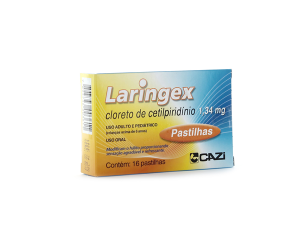 LARINGEX 1,34MG 16 PASTILHAS