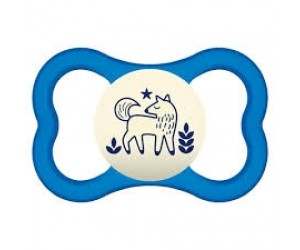CHUPETA MAM AIR NIGHT 6+ MESES TAMAMHO 2 AZUL