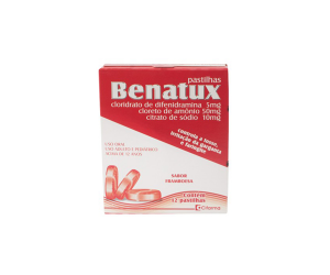 BENATUX FRAMBOESA 12 PASTILHAS
