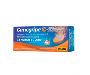 Cimegripe C + Zinco 10 Comprimidos Efervecentes