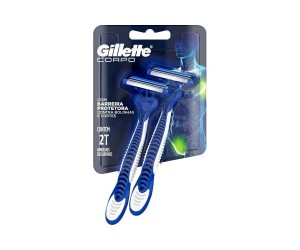 APARELHO DE DEPILAÇÃO GILLETTE CORPO 2 UNIDADE