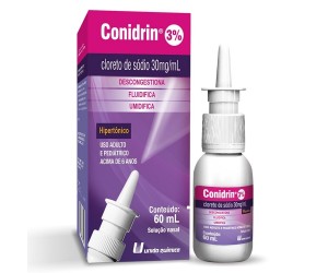 CONIDRIN 3% HIPERTÔNICO 60ML