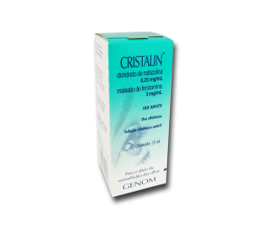 Cristalin 0,025+0,03% Solução Oftálmica 15ml