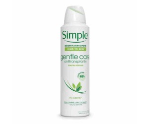 Desodorante Simple Aerosol Gentle Care Sem Perfume 150ml 