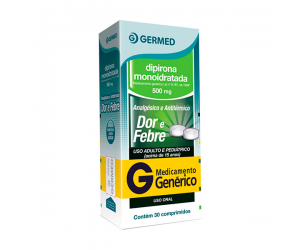 DIPIRONA MONOIDRATADA GERMED 500MG 30 COMP - GERMED