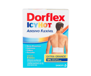 Dorflex Icy Hot Adesivo Extra Grande 3 Unid