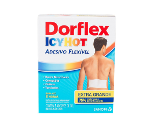 DORFLEX ICY HOT ADESIVO EXTRA GRANDE 3 UNIDADES