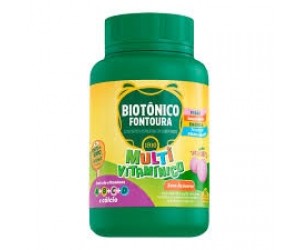 BIOTÔNICO FONTOURA MULTI VIT TUTTI-FRUTTI 60 COMPRIMIDOS 