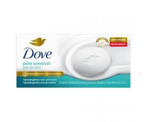 SABONETE DOVE PELE SENSÍVEL 6 UNIDADES