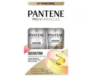 KIT PANTENE PRO-V MIRACLES SHAMPOO+COND QUERATIN 300ML+150ML