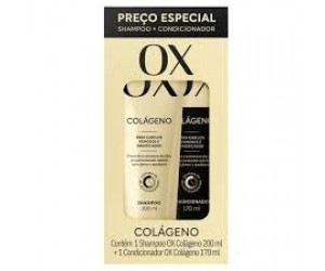 KIT OX COLÁGENO SHAMPOO 200ML+CONDICIONADOR 170ML