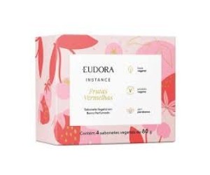 KIT SABONETES INSTANCE FRUTAS VERMELHAS 4 UNIDADES 