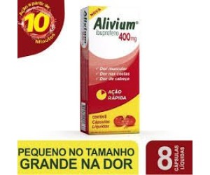 ALIVIUM 400MG 8 CÁPSULAS GELATINOSAS