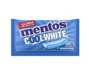 CHICLETE MENTOS PURE COLL WHITE 8,5G