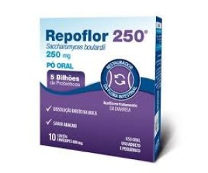 REPOFLOR 250MG PEDIÁTRICO 10 ENVELOPES