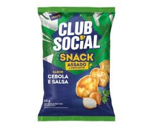 CLUB SOCIAL SNACK CROCANTE CEBOLA E SALSA 68G