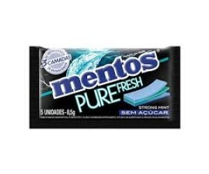 CHICLETE MENTOS PURE FRESH STRONG MINT 8,5G