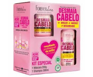 KIT ESPECIAL FOREVER LISS DESMAIA CABELO SH+MASC 300ML