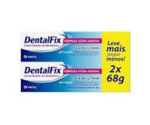 FIXADOR DENTADURA DENTALFIX LEVE MAIS E PAGUE MENOS 68G