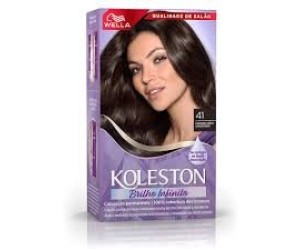 COLORAÇÃO CREME KIT KOLESTON 41 CASTANHO MÉDIO