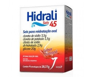 HIDRALI SAIS 45 SABOR GUARANÁ 4 ENVELOPES
