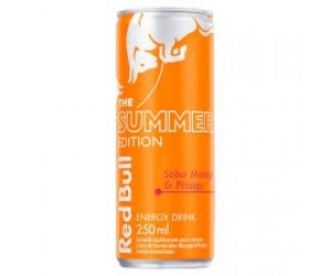 ENERGETICO RED BULL SUMMER SABOR MORANGO E PÊSSEGO 250ML
