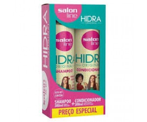 KIT SALON LINE SHAMPOO+COND HIDRA ORIGINAL 300ML+300ML