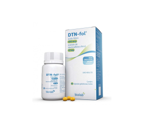 DTN-FOL 400MCG + 10MG 90 CÁPSULAS GELATINOSAS MOLES