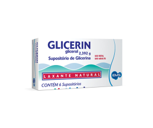 GLICERIN SUPOSITORIOS ADULTO 6 UNIDADES