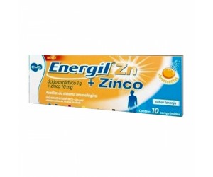 Energil Zinco 1g + 10mg 10 Comprimidos Efervescentes
