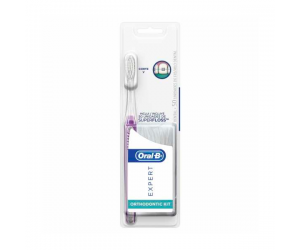 Kit Escova Oral B Expert Ortodôntica+ Fio Dental Superfloss