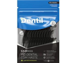 FIO DENTAL FLOSSER DENTIL CARBOX COM 30 UNIDADES