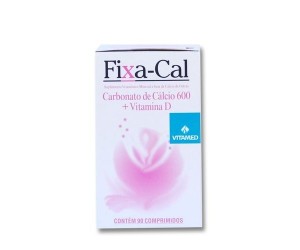 FIXA-CAL 625MG + VITAMINA D 200 UI 90 COMPRIMIDOS