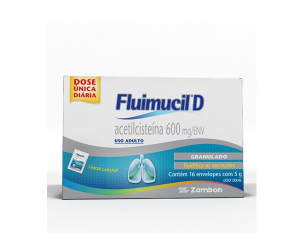 FLUIMUCIL PÓ D 600MG 16 ENVELOPES